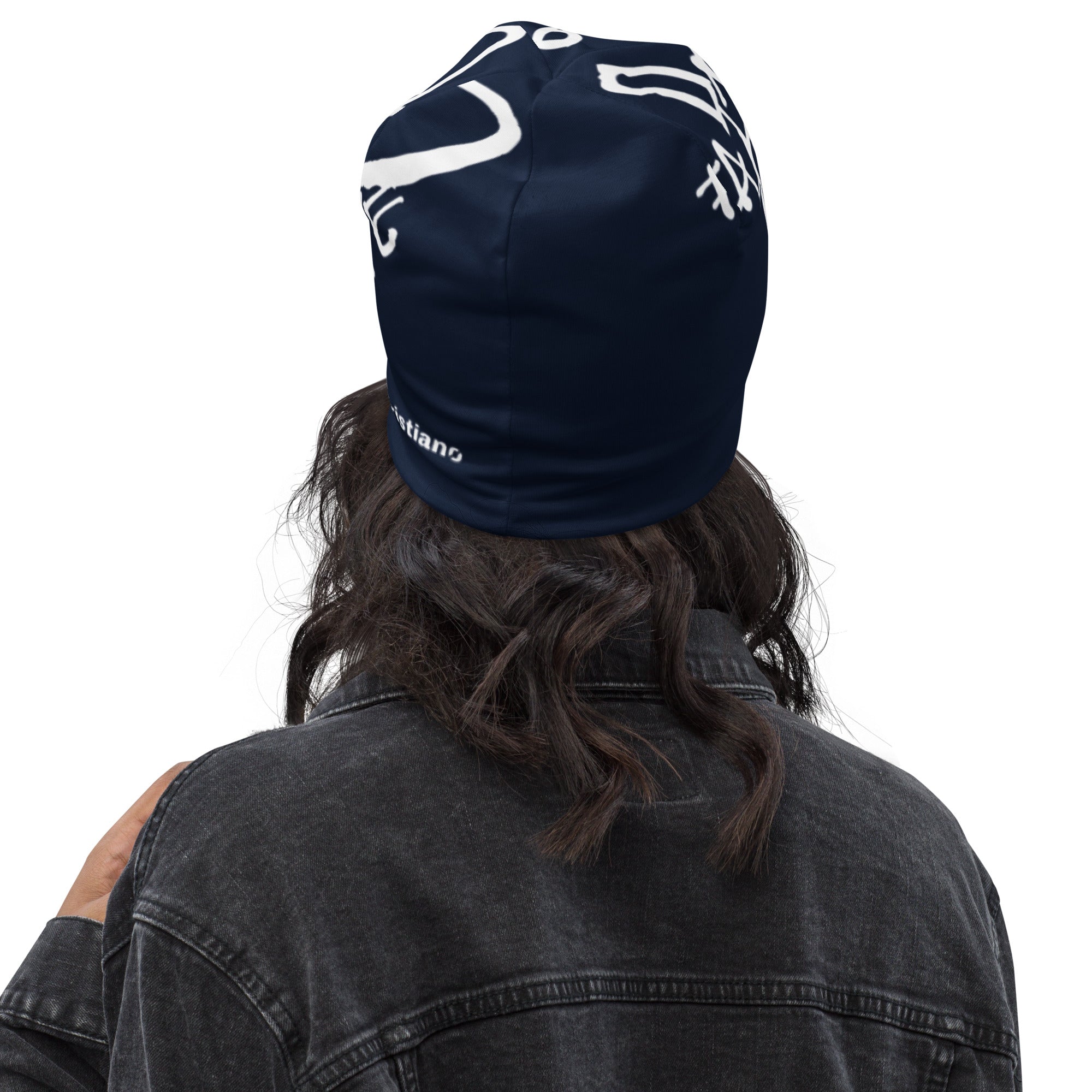 Faith Hope Love Beanie Blue