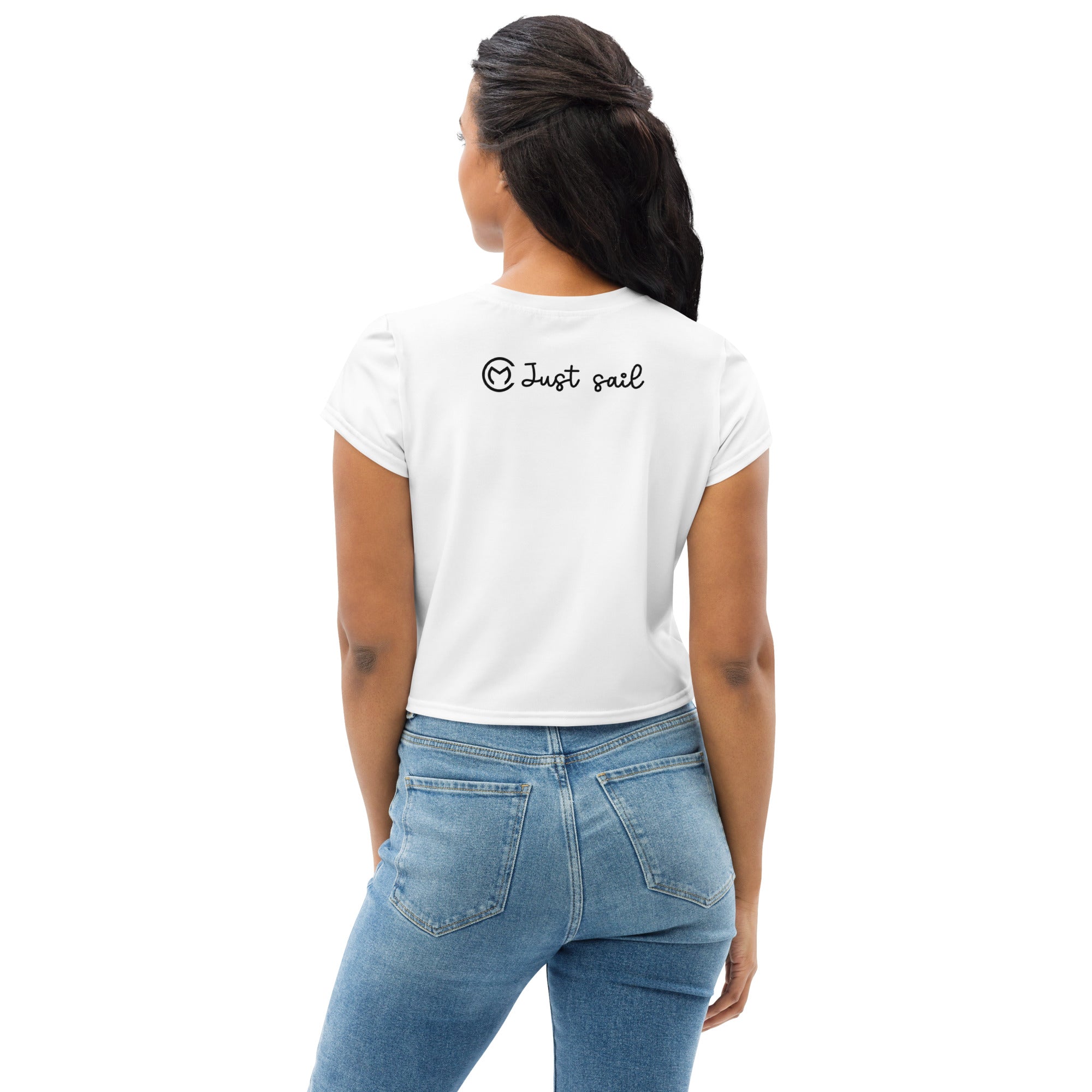 Just Sail Crop-T-Shirt