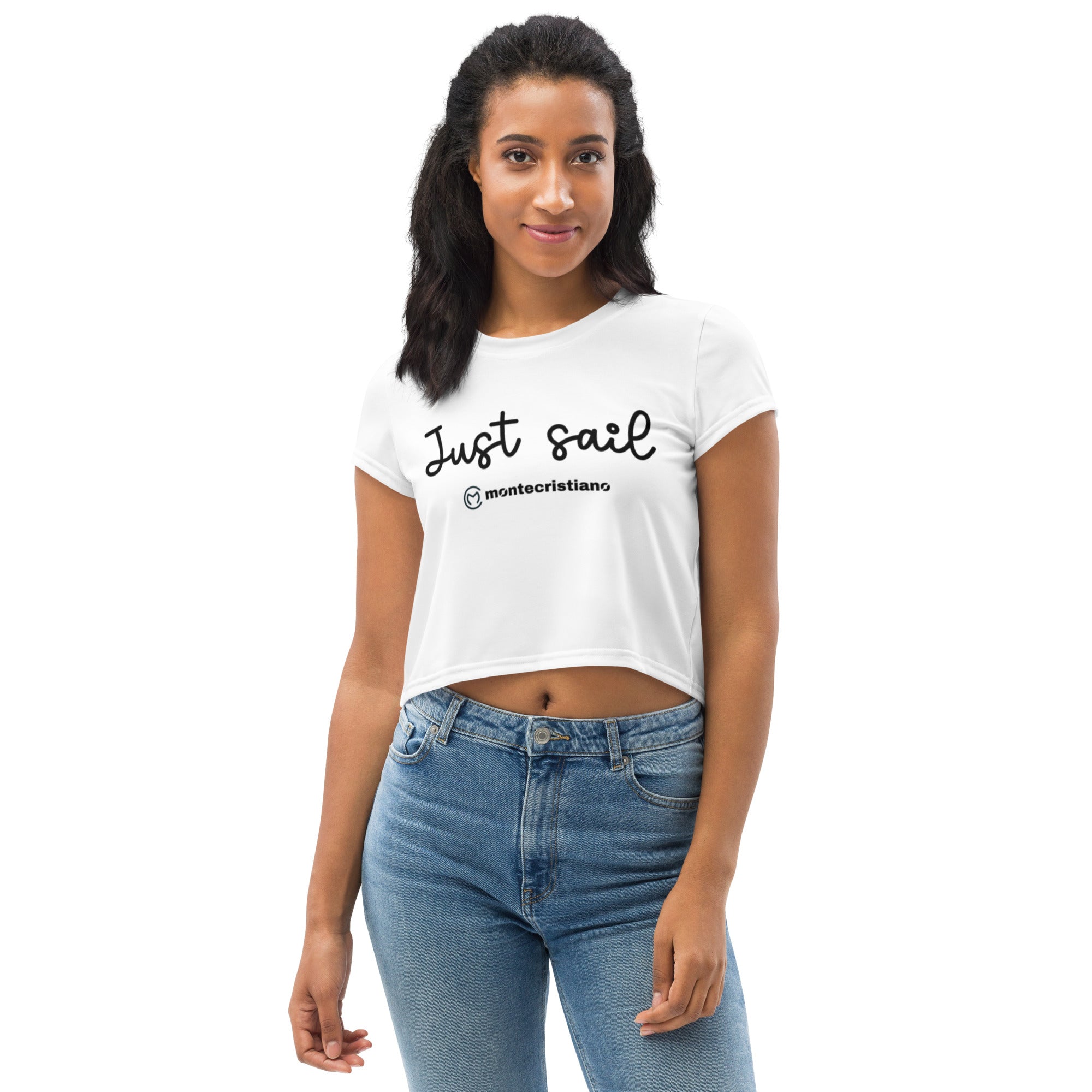 Just Sail Crop-T-Shirt