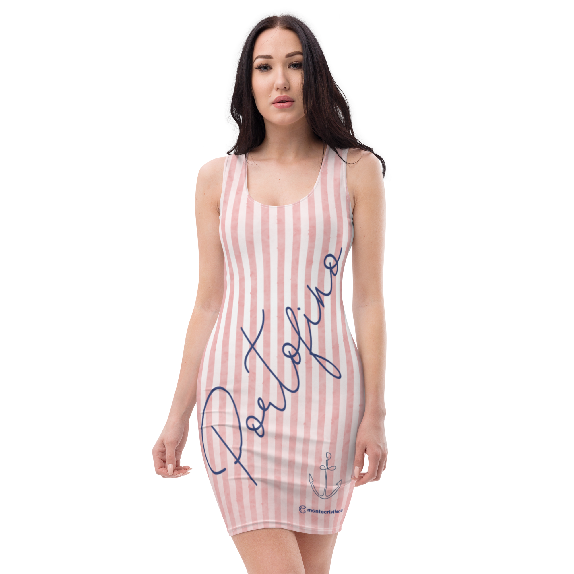 Portofino Kleid Red Stripes