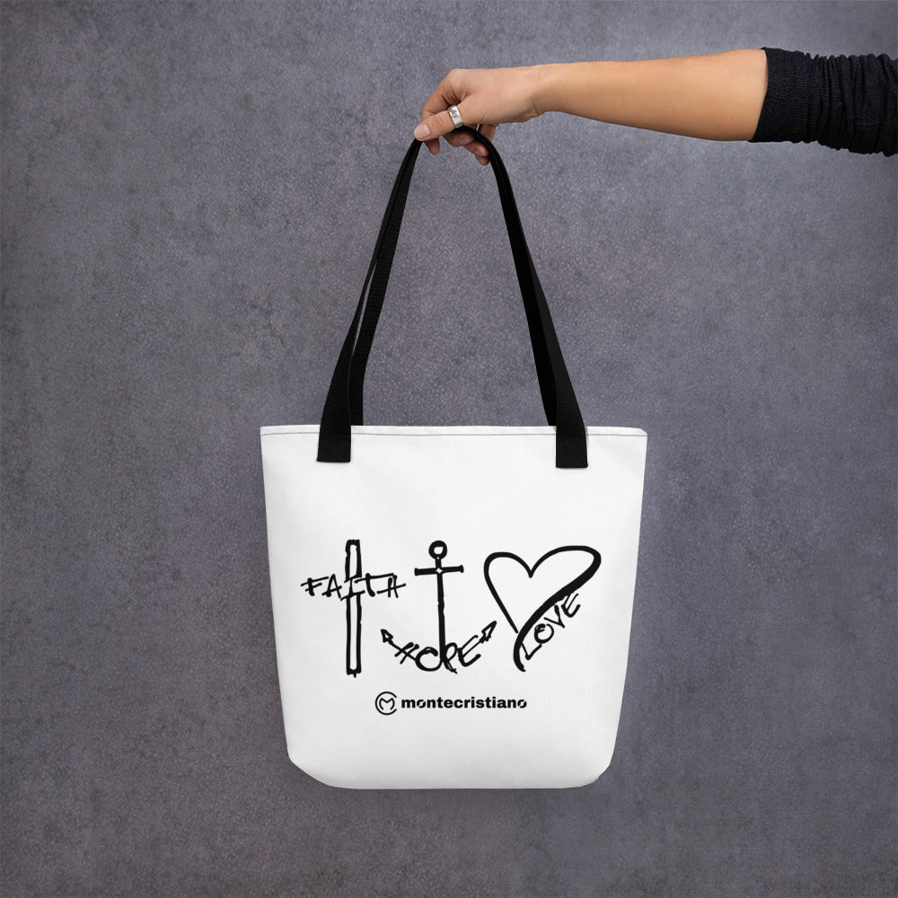 Faith Hope Love Bag - small