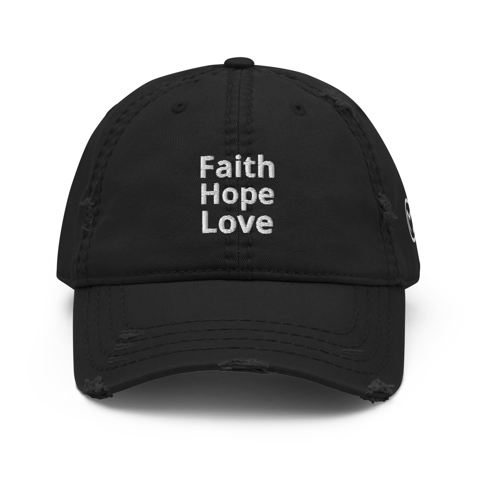 Faith Hope Love Cap - Used Look