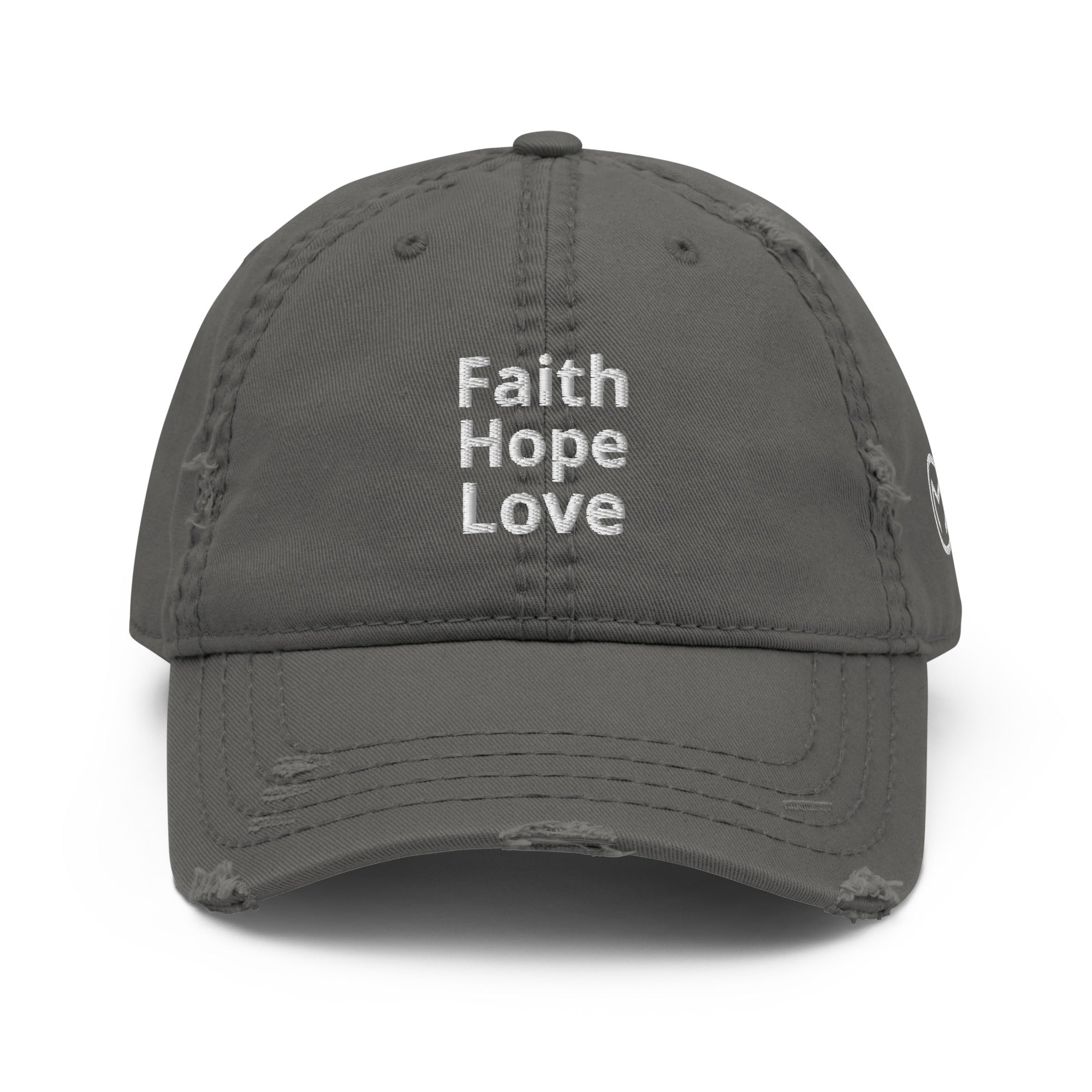 Faith Hope Love Cap - Used Look