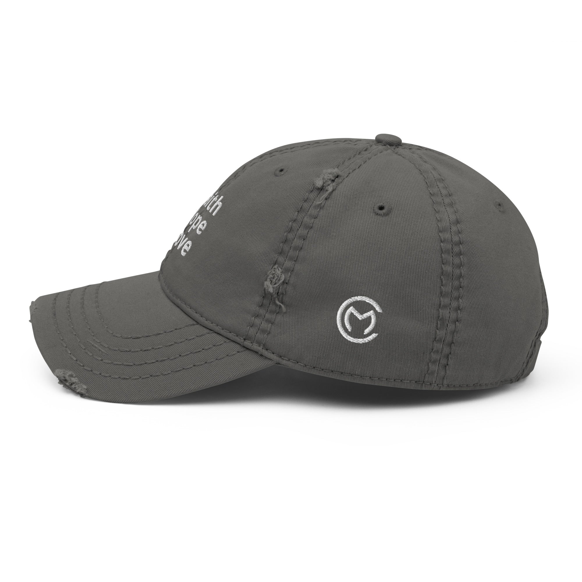 Faith Hope Love Cap - Used Look