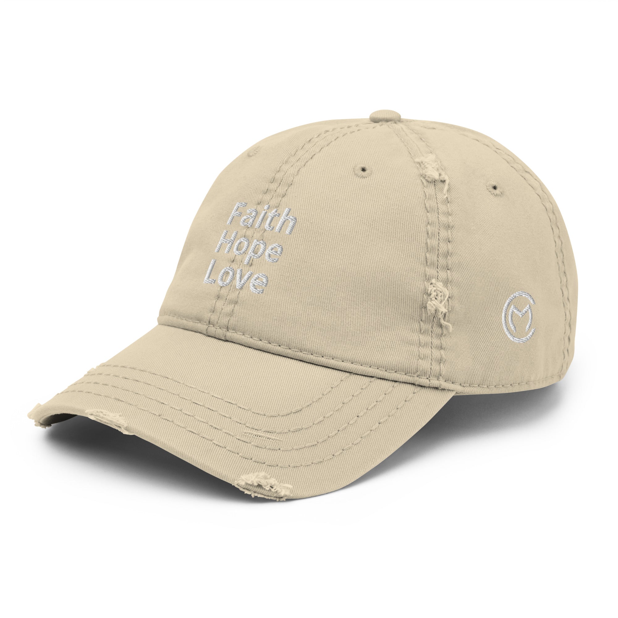 Faith Hope Love Cap - Used Look