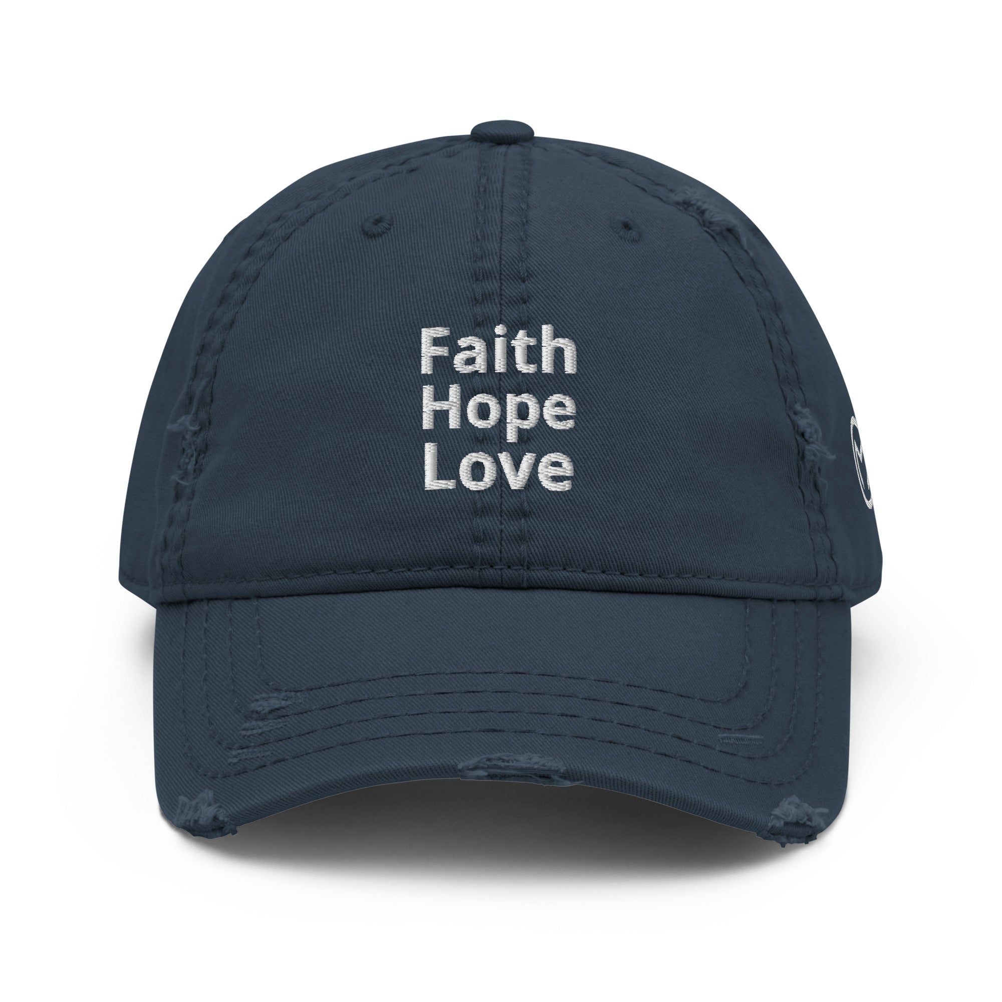 Faith Hope Love Cap - Used Look