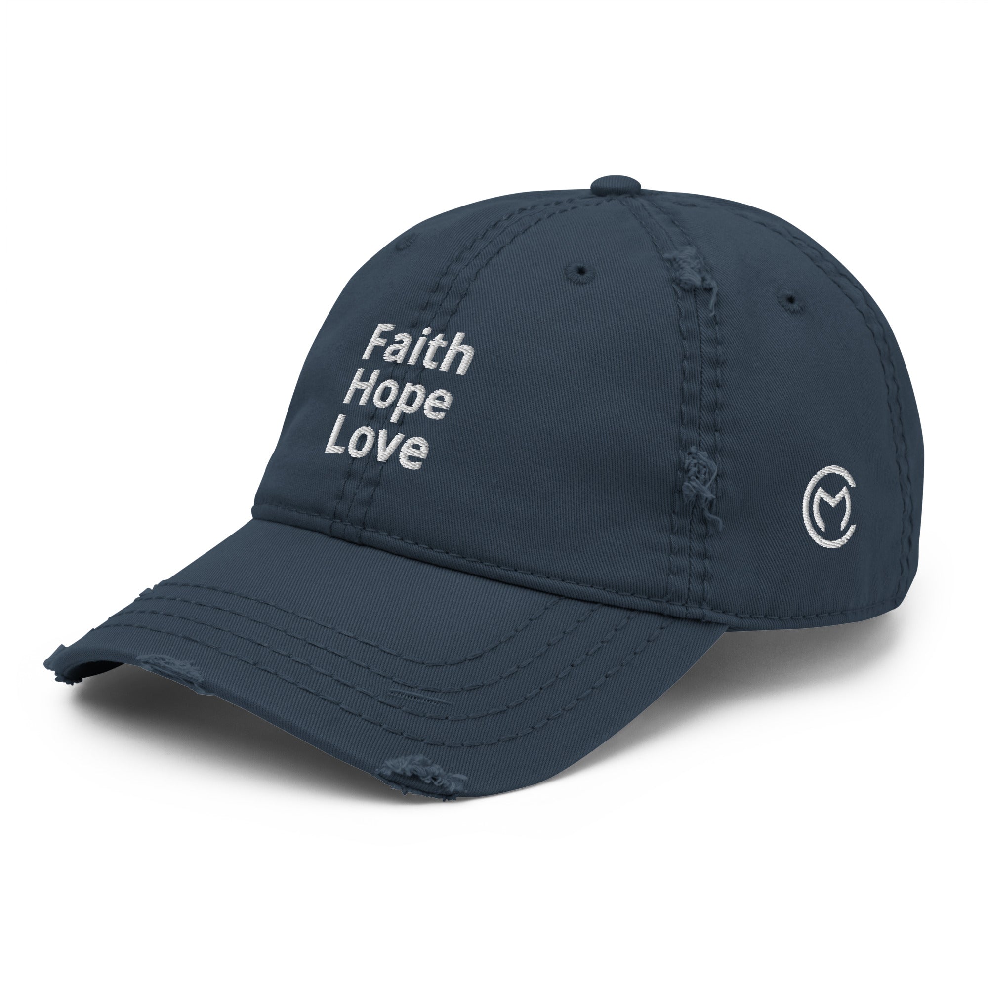 Faith Hope Love Cap - Used Look