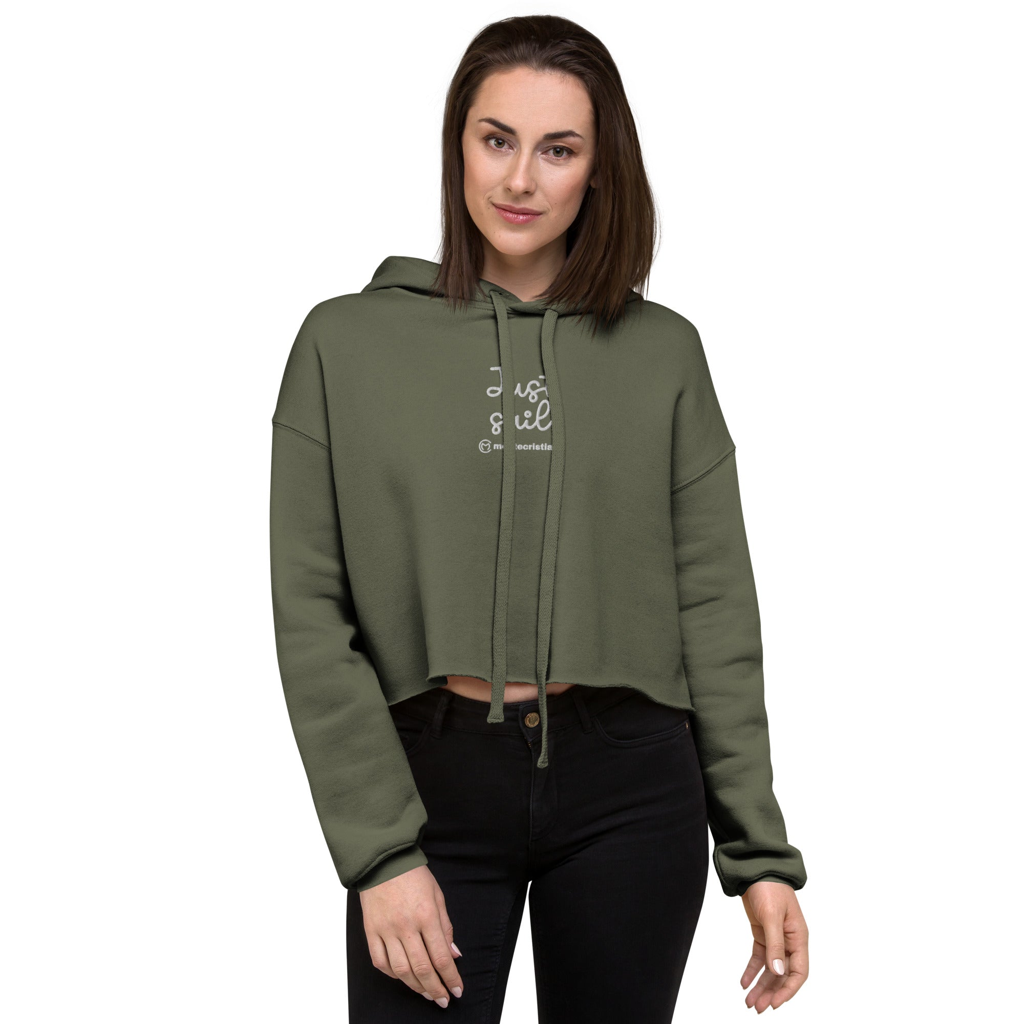 Just Sail Crop-Hoodie
