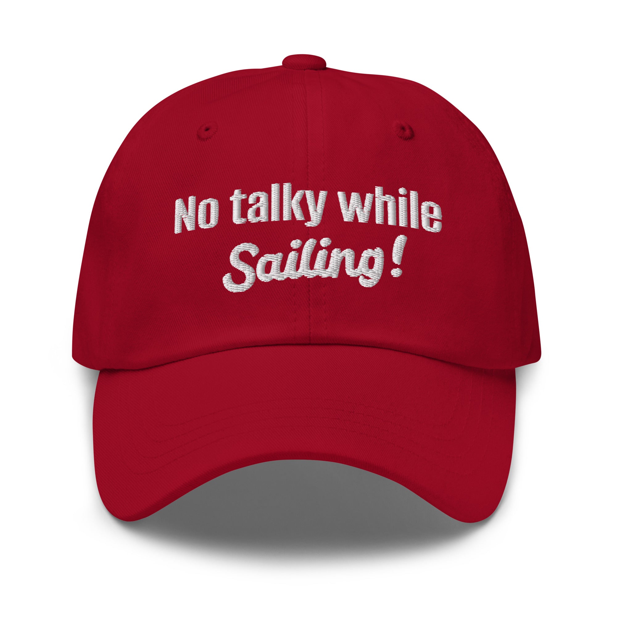 No talky while Sailing Cap